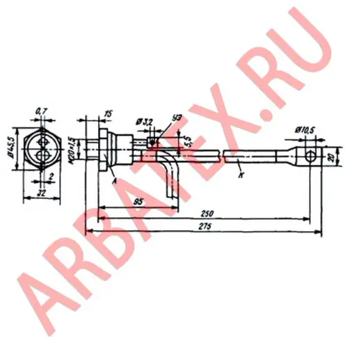Т100-8 тиристор фото 3