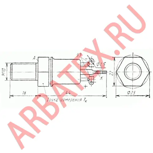 ТО142-63-12 тиристор фото 3