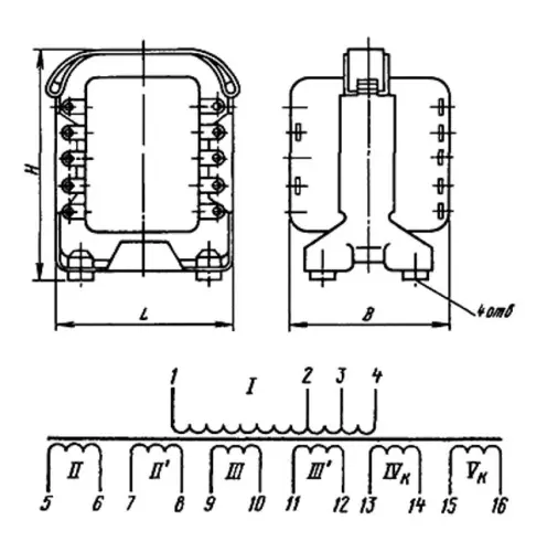 ТПП213-220-400 трансформатор фото 3 ТПП213-220-400 трансформатор фото 3