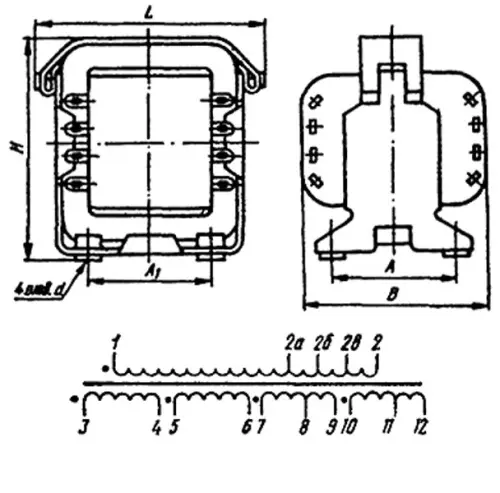 ТН55-115-400В трансформатор фото 3 ТН55-115-400В трансформатор фото 3