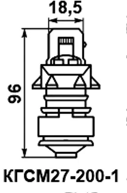 КГСМ-27-200-1 лампа накаливания фото 2 КГСМ-27-200-1 лампа накаливания фото 2