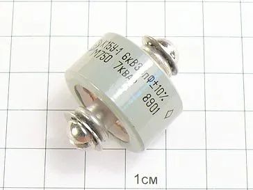 К15У-1А 6кВ 39 пф 7квар фото 2 К15У-1А 6кВ 39 пф 7квар фото 2