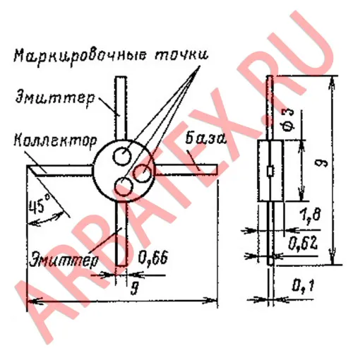 1Т383Б2 транзистор фото 3 1Т383Б2 транзистор фото 3