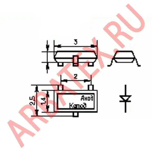 2В112Б9 варикап фото 2