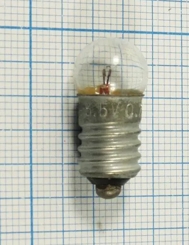 МН-3.5-0.26 Е10/13 лампа накаливания фото 2