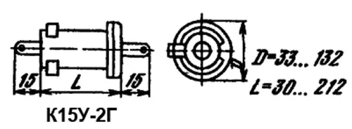 К15У-2Г 2кВ 270 пф 2.5квар фото 2 К15У-2Г 2кВ 270 пф 2.5квар фото 2