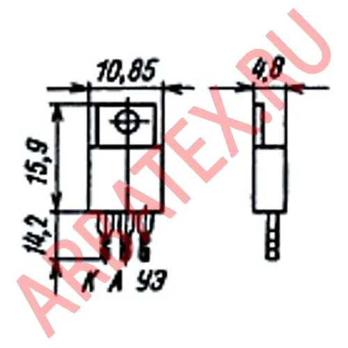 КУ202П1 тиристор фото 3
